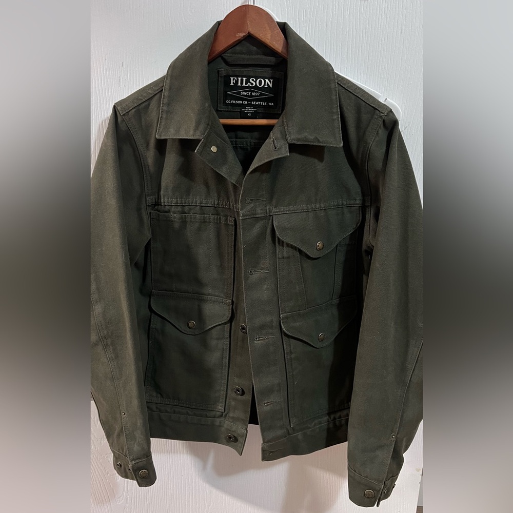 FILSON CANVAS SHORT CRUISER JACKET